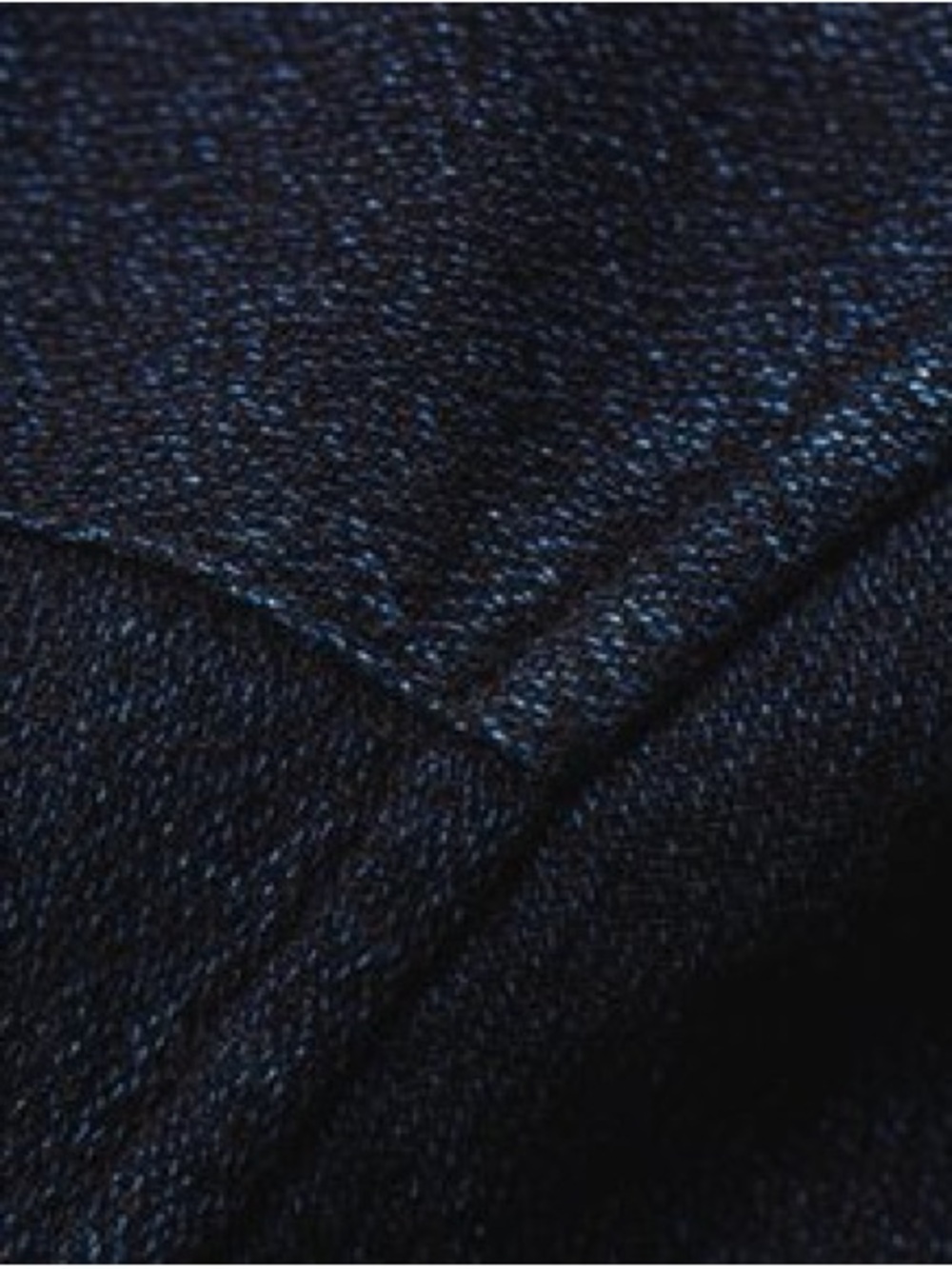 Taylor Stitch Western Shirt In Indigo Crepe Size 42 / Medium! - Picture 4 of 16
